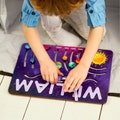 Solar System Toy Personalized, Cosmic Name Puzzle, Educational Space Game, Montessori Kids Activity Board, Toddler Learning Toy, Fidget Toy
