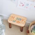 Dino Nursery Decor 1st Birthday  Gift Montessori Furniture For Kids Gifts for Toddlers Wooden Name Puzzle Stool Personalized Baby Boy Gifts