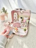 1:12 Scale Dollhouse In A Suitcase, Maileg Mice House, Mouse House, Gift For Girls, Travel Dollhouse