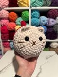 Crochet Chonky Loaf Cat Stuffed Amigurumi Toy Cute Funny Holiday Birthday Gift for Cat Lovers Cat Mom Emotional Support Friend