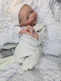 Gorgeous Reborn Baby Girl/Boy, Over 5LBS, 19" In Length, Beautiful Detailed Features, Ready to Ship, Includes Extras *Vinyl Doll*