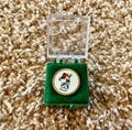 Vintage (1990s) Disney Mickey Mouse Brass Golf Ball Marker in Case | Stocking Stuffer | Disney Vintage Golf [Pre-Owned]