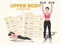 Upper Body Exercise Guide Printables | Toned Arms, Shoulders & Back Templates | Bodyweight and Dumbbell Exercises | Instant Download | PDF