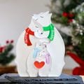 Acrylic Bear Family Puzzle,Custom Bear Figurines,Personalized Acrylic Animal Puzzle,Family Home Decor,Christmas Gifts,Kids Gift,Mom Dad Gift