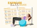 Exercise Ball Workout Templates | Core, Balance & Strength | Full Body Exercises | Build Stamina and Body Strength | Digital Download | PDF