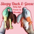 Crochet Sleepy Duck and Goose | Baby Safe | Plush Stuffed Animal | Handmade