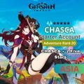 Asia | Chasca + 2 Five Stars Starter | AR10-20 Genshin | Genshin Starter | Genshin Impact Starter | Digital PNG
