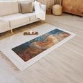 Yoga Mat, Abstract Yoga Mat, Zen Yoga Mat, Wood Mosaic Style Yoga Mat, Workout Accesory, Zen Meditation Mat, Relaxation Mat