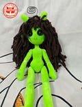 Custom Dolls,Custom Button Eye Dolls, Ghost Dolls, Custom Button Eye Dolls, Custom Plush Toys,Customize Various Roles,Button Doll,20cm Doll