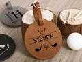 Engraved Golf Bag with Golf Tees,Leather Golf Bag,Groomsmen Gifts,Golf Accessories,Engraved Golf Bag,Golf Gift for Men,Gift for Boyfriend