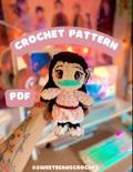 Blossom Crochet Pattern DIGITAL PDF -  Low-Sew Crochet Bite Sized (mini) Anime Doll
