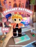 Zing Crochet Pattern DIGITAL PDF -  Low-Sew Crochet Bite Sized (mini) Anime Doll