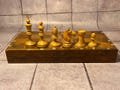 Soviet chess set from the match Botvinnik - Flohr 1933 in very good condition with weighting. Chess gift for chess lovers and collectors!