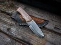Handmade Every Day Carry Knife, with Hamon