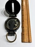 Vintage Directional Engineer Compass Black Japanese 12BX grandpa-core hunting military hiking