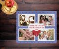 Custom Grandma, Grandpa Photo Puzzle for Nana, Meme, Papa, Personalized 4 Picture Jigsaw, Gift for Grandparents, Mother's Day, Father's Day