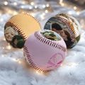 Custom photos and name baseball, Personalized Valentine's Day gift baseball, Gift For Baseball Player, Valentine Gifts For Baseball Fans