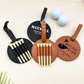 Engraved Leather Golf Bag Tag Gifts,Custom Golf Tee Holsters,Groomsmen Gifts,Premium Golf Gifts for Dad and Boyfriend
