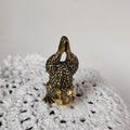 Copper Handstand Frog Statue , animal Lucky Brass Home Desk Ornament Decor Miniature Feng shui Tea Pet Antique Meditation Serene Figurine