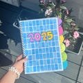 2025 & 2026 Blue Watercolor Teacher Planner Paper Dateless *LIFETIME UPDATES*