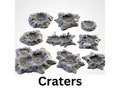 Craters Terrain for Trench Crusade wargaming terrain Tabletop games