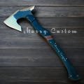 6 Design Custom Handmade Forged Carbon Steel Viking Axe Tactical Tomahawk Hatchet Fire Rescue Axe Hiking Camping Axe Gift for Him Christmas