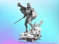 Cap'n Brit'n - 40mm  Miniature | DnD Mini | Superhero | Trident