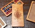 Personalized D&D Dice Box, Rogue Dungeons and Dragons Wooden Dice Chest and Rolling Tray, Gift for DnD Player or Dungeon Master, Mini Vault