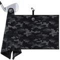 Black Camo Magnetic Golf Towel – Waffle Microfiber with Magnet for Bags, Carts, and Clubs – Durable Golf Accessory- 24"x16"