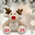 2024 Custom Christmas Reindeer Ornament: Personalized Family Gift, Festive Holiday Decor