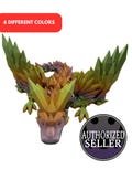 3D Printed Articulated Crystal Dragon Toy Flexible Poseable Unique Fantasy Decor Dragon Lover Gift Customizable Color Options Available
