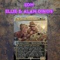 EDH - Ellie & Alan Dinos, Commander Deck, Budget Commander Deck, Magic the Gathering, Bant, Power Level 6 , Dinosaurs, Jurassic Park