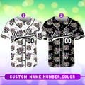 Custom Mardi Gras Raccoon Baseball Jersey, Personalized Name & Number, Carnival Shirt, Festive Mask Design, Party Team Outfit, Racoon Shirt