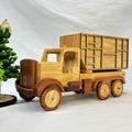 Customizable Wooden Toy Dump Truck Birthday Gift for Boys 3 12 Year Old, New Year Gift Montessori Educational, Personalization Wooden Truck