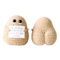 Crocheted Potatoes Finished Toy Crochet Amigurumi Toy Amigurumi Doll Keychain Set Crochet Pendant Ornaments