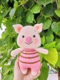 Crochet chubby Piglet - Chubby pig - Amigurumi piglet, Stuffed toy, Baby toy, Gift for baby
