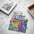 Personalized Dinosaur Puzzle, Personalized Puzzle for kids , Dinosaur birthday party favor, Puzzle for boys D1FN51