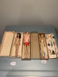 Barbie /ken Dolls Vintage Mattel Lot Of 3 Dolls 1960s~with Boxes See Pics