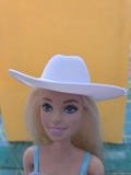 Mini 3 .1 Inch Brown or White Cowboy Hat!