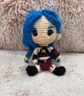 Handmade Crochet Jinx Doll — Arcane (LOL)