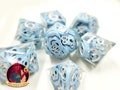 Handmade "Nightmare Before Christmas" Full Dice Set | D&D Dice | Jack Skellington Dice | RPG Tabletop Dice | D20 Set | Dice Gift