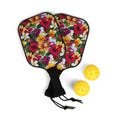 Tropical Pickleball Paddle Set, Floral Design, Perfect Gift for Sports Lovers, Summer Activities, Outdoor Fun, Gift for Her