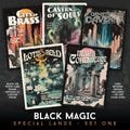 Black Magic - Special Lands - Set One - 5 Card Designs Ready to Print | Commander Collection | MTG | Digital Download | EDH