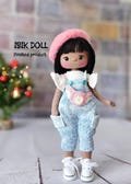 Handmade Amigurumi Salopet Beautiful Baby With Clothes Bag Finished Product