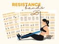 Resistance Band Workout Templates | Strength & Toning Exercises | Full Body and Targeted Workouts | Exercise Bands |Digital Download | PDF