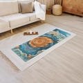 Yoga Mat, Abstract Yoga Mat, Zen Yoga Mat, Tree Ring Style Yoga Mat, Workout Accesory, Zen Meditation Mat, Relaxation Mat