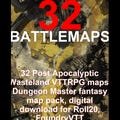 32 Scrapyard and dunpsites maps PostApocalyptic  RPG maps Battlemaps, Dungeon Master fantasy map pack, digital download  Roll20,FoundryVTT