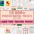 15000 Educational Kids Resources Bundle | Children's Learning Bundle | Educational Resources for Kids | Printable Kids Worksheets