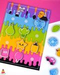 Printable Color Matching Velcro Activity, Worksheet, Colours Match, Learning Colors, Sorting Colors, Printable Busy Book, Quiet Book, Pre-k