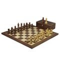 Walnut Chess Set 20 Inch With Weighted Sheesham German Staunton Chess Pieces 3.75 Inch